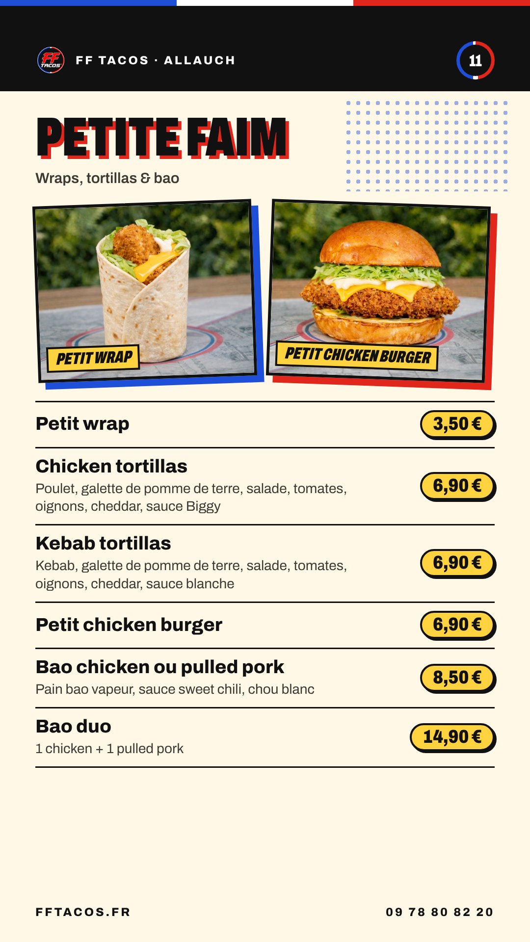 FF Tacos Allauch, Petite faim